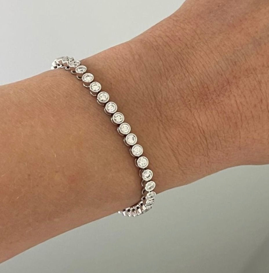 Bubble ice tennis bracelet