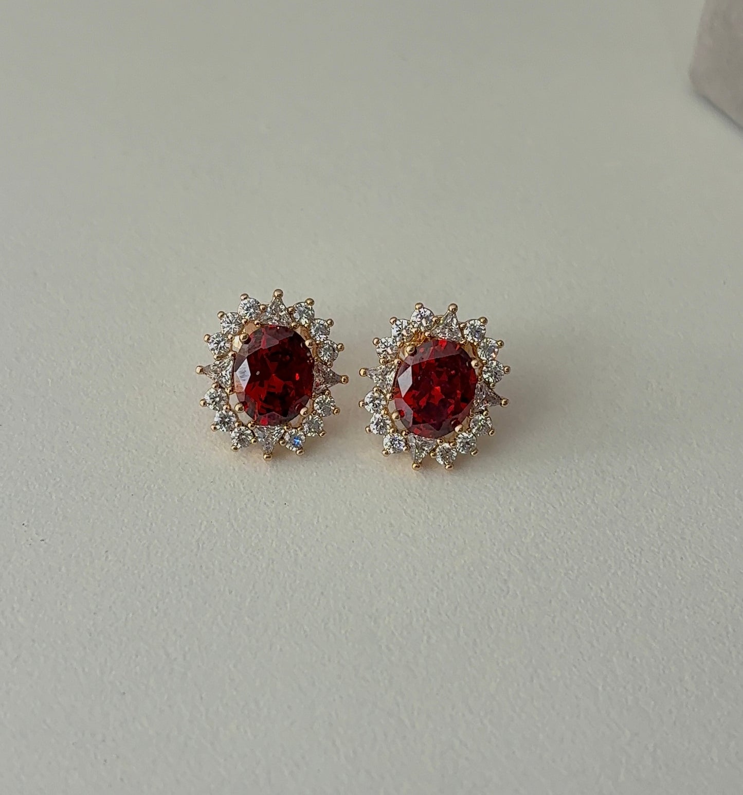 Crimson royal red studs
