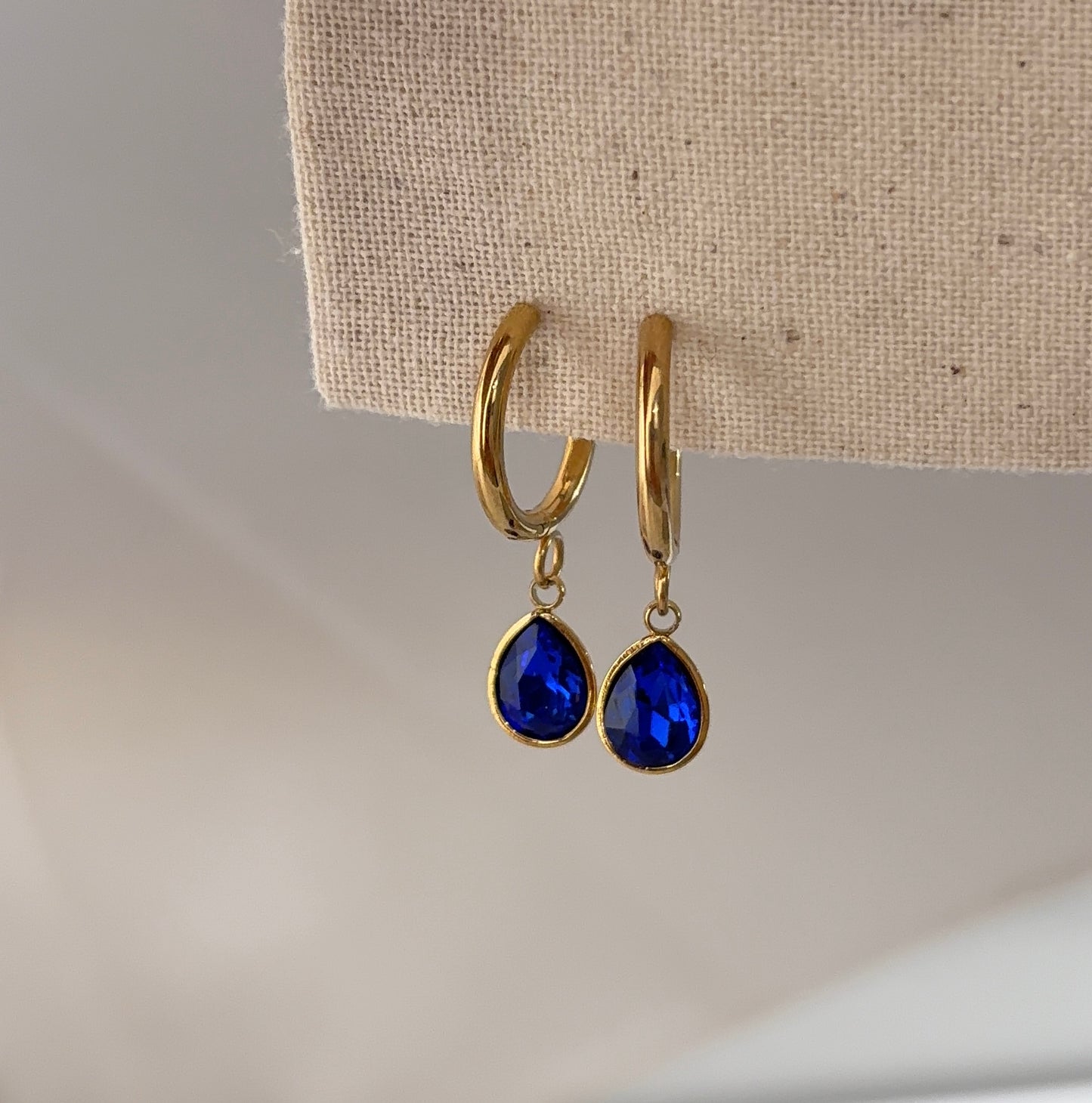 Deep sea huggies earrings