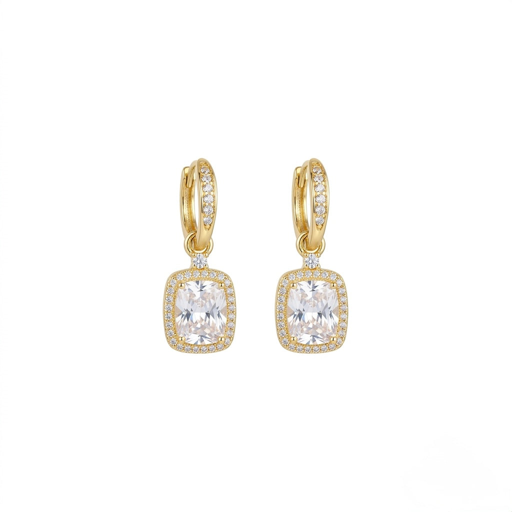 Snow princess earrings