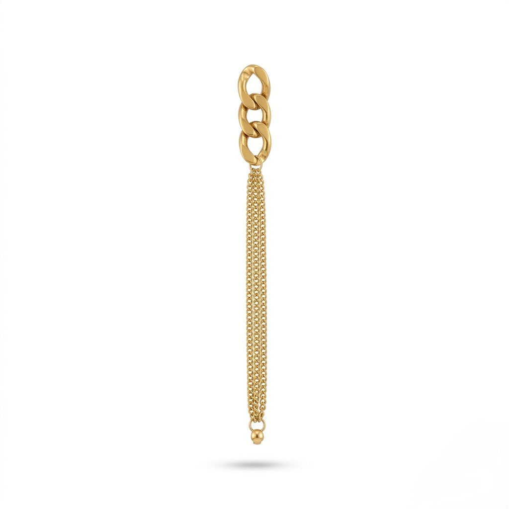 Gossip link earrings