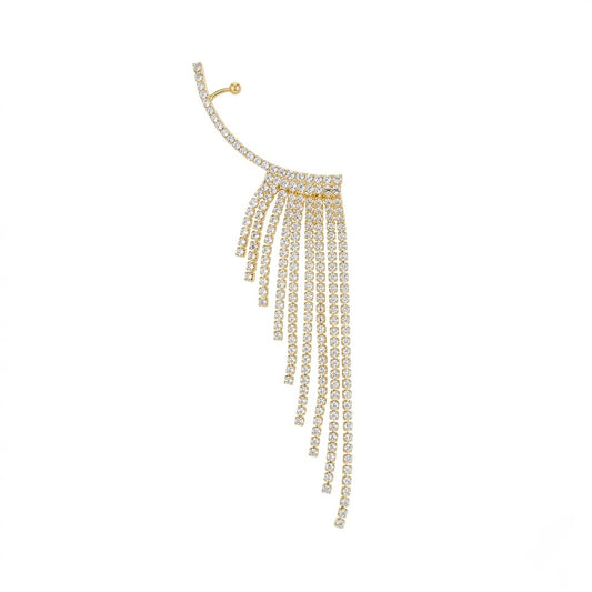 Waterfall crystal cuff