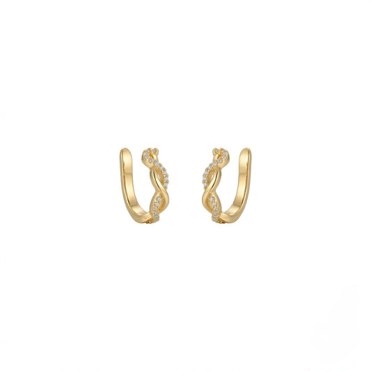 Infinity shimmer earcuffs