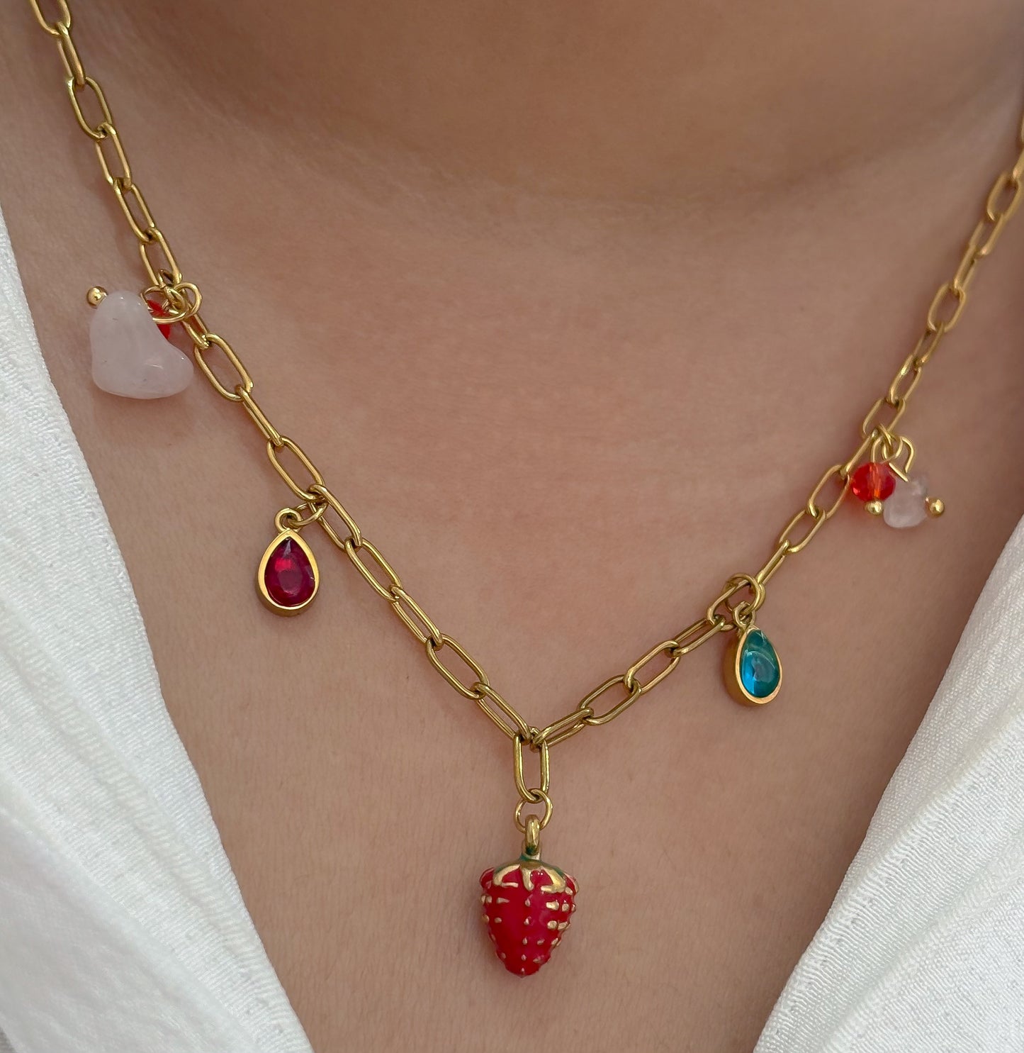 Summer splash necklace