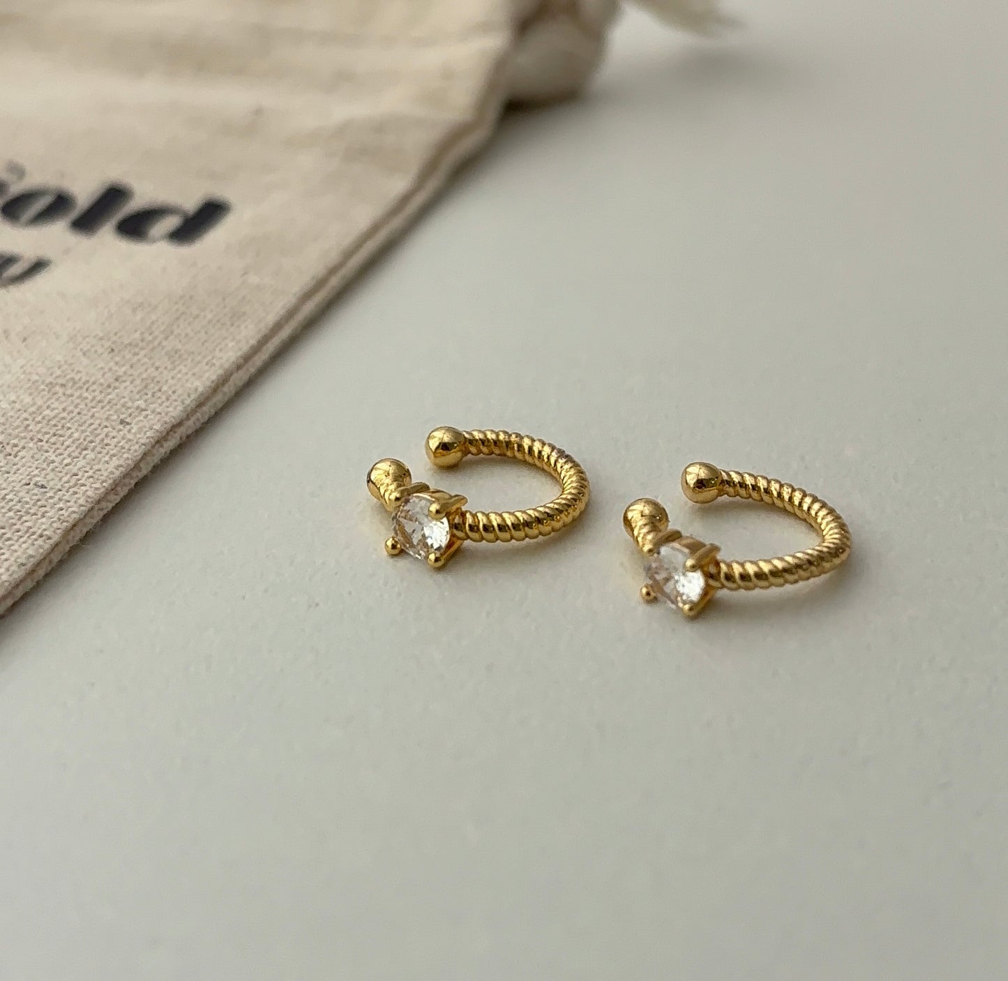 Mini rope earcuffs