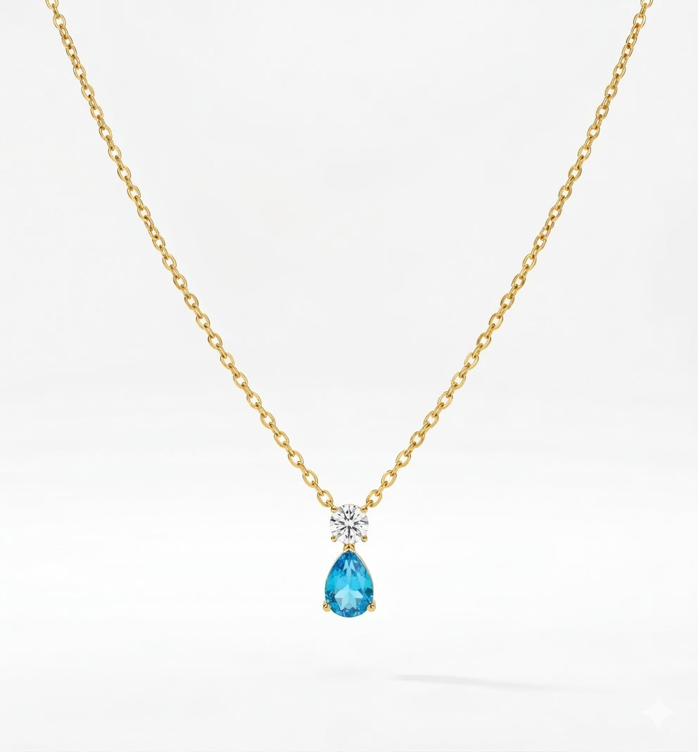 Ocean drop necklace