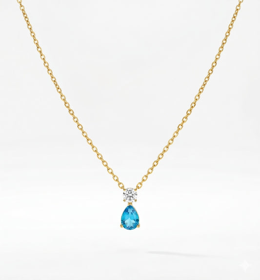 Ocean drop necklace