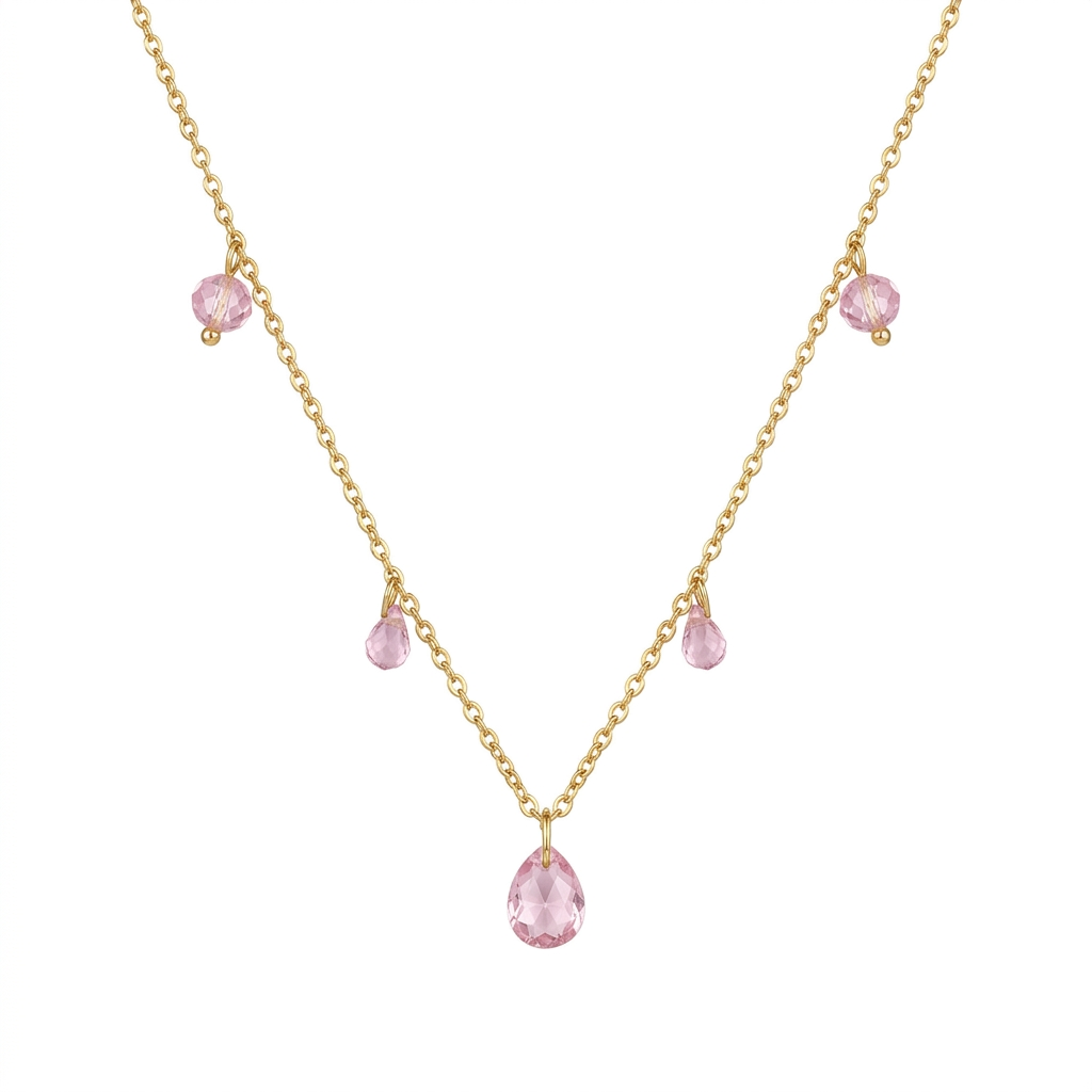 Rose dew necklace