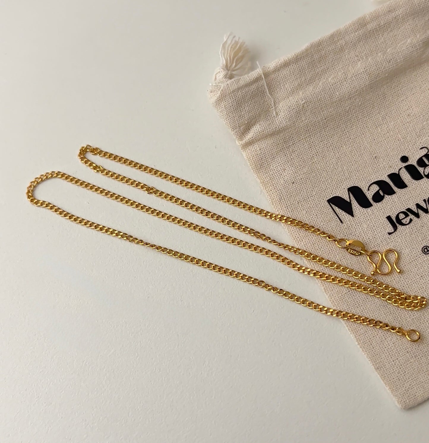 Ibiza minimalist chain necklace