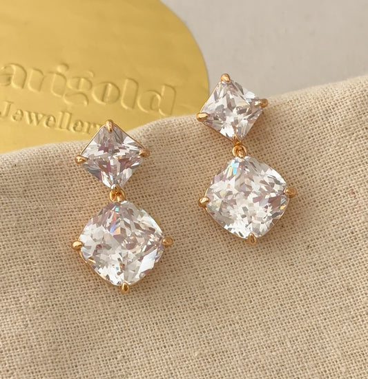 Sweet sparkle dangles earrings