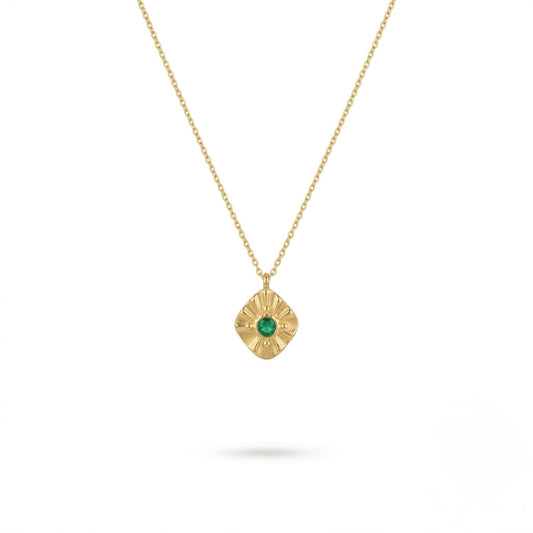 Green vintage necklace
