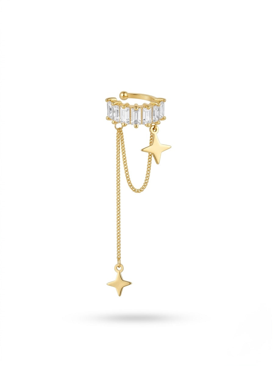 Shooting star earcuff