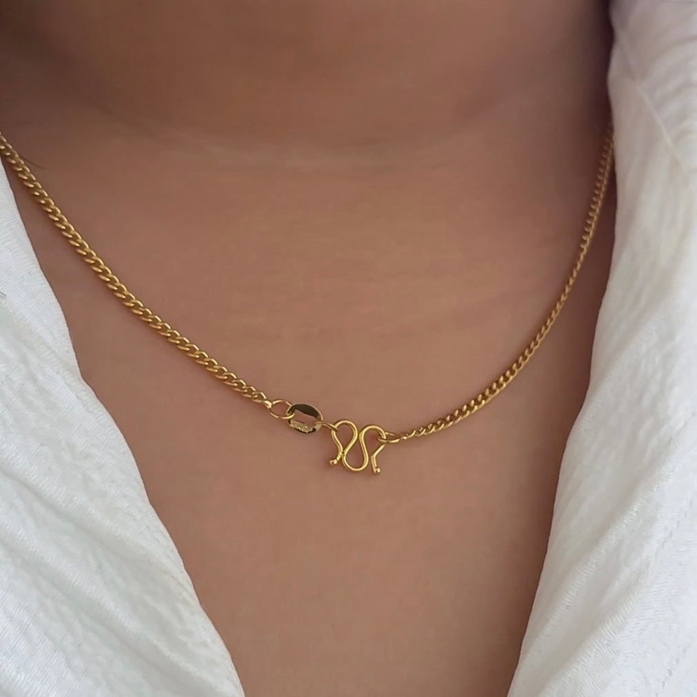 Ibiza minimalist chain necklace