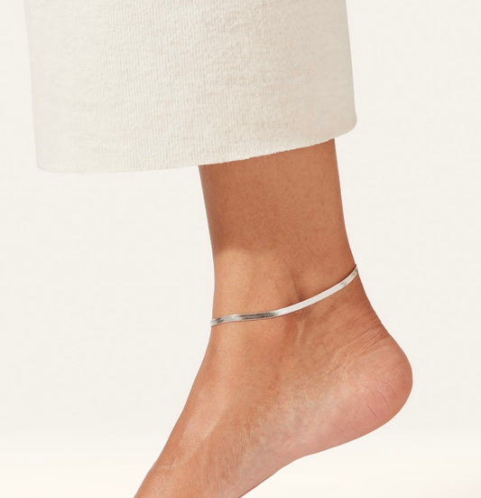Snake chain anklet