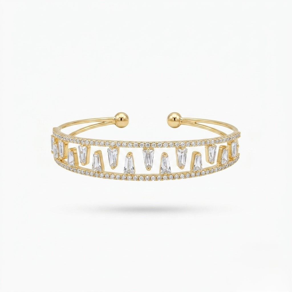 Crystal cuff bracelet