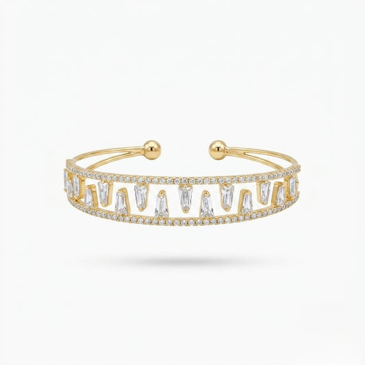 Crystal cuff bracelet