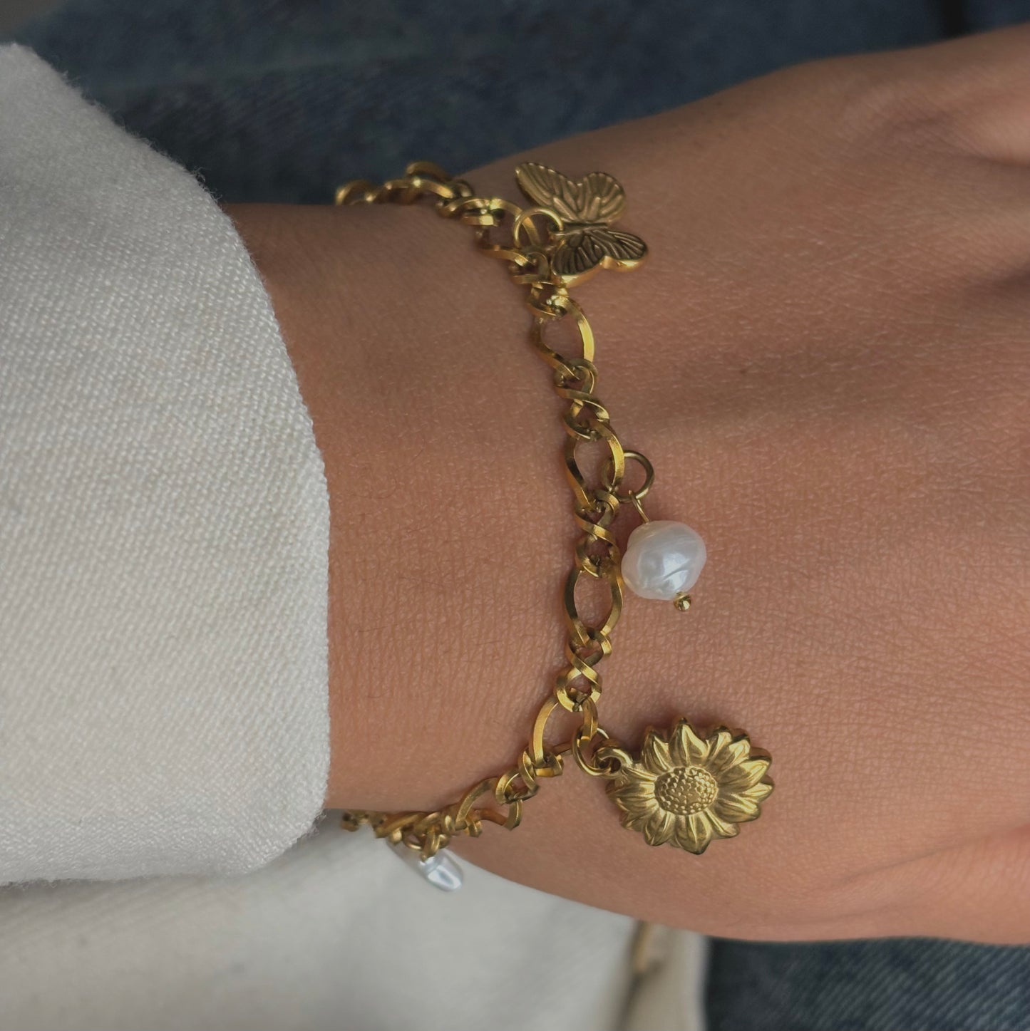 Dainty charms bracelet