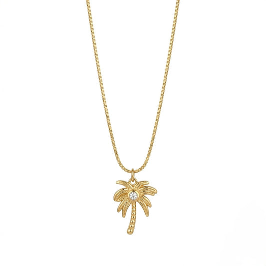 Palm tree necklace