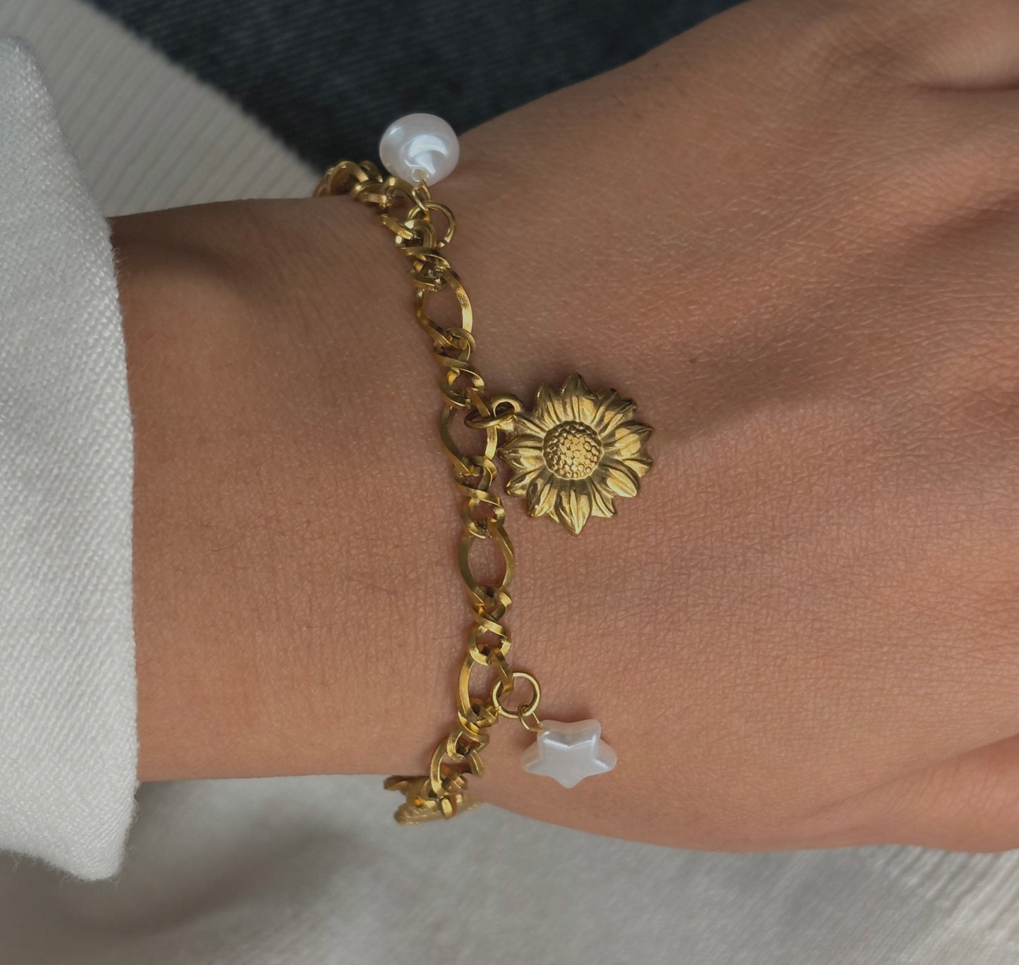 Dainty charms bracelet