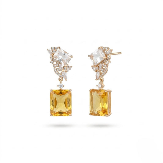 Golden honey earrings